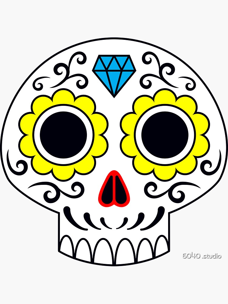 Sugar skull for a cake by adorman