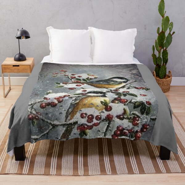 Item preview, WINTER BIRDS AND HOLLY designed and sold by Tammera.