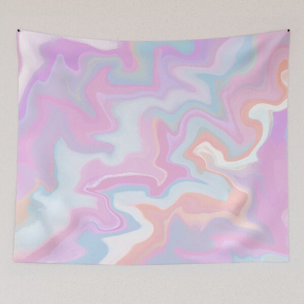 Item preview, Liquid Marble Pastel Abstract Art designed and sold by Julie Erin Designs.