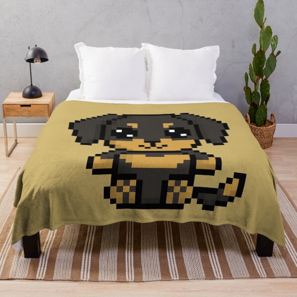 Item preview, Cute Dachshund (Chibi Pixel Animal Character) designed and sold by Pixe11y.