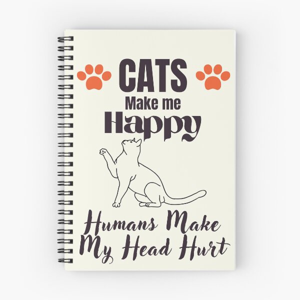 Item preview, CATS make me happy humans make my head hurt designed and sold by Innovational.