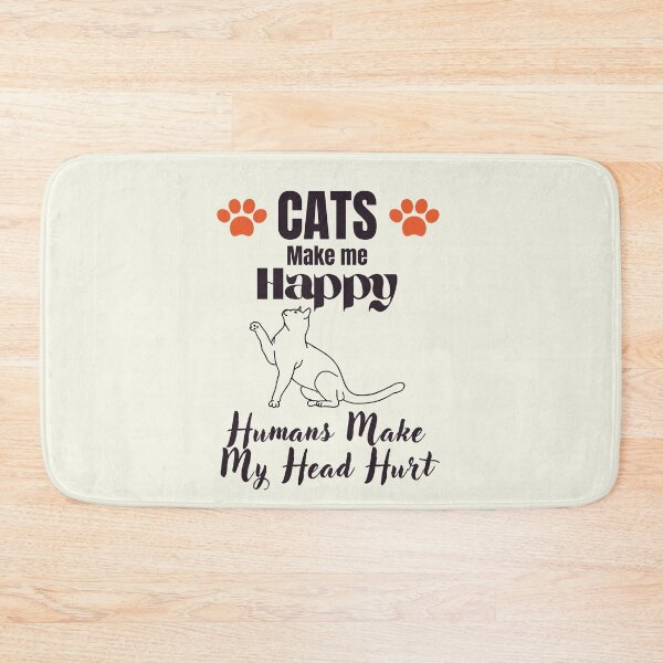Item preview, CATS make me happy humans make my head hurt designed and sold by Innovational.