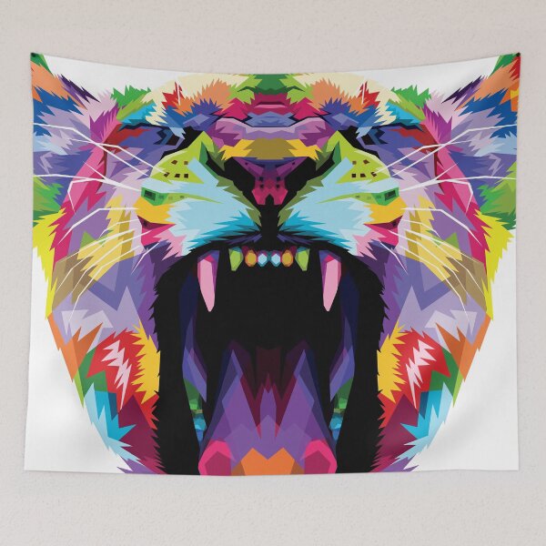 Item preview, Tiger Head - Pop Art V1.2 designed and sold by Alcino Major.