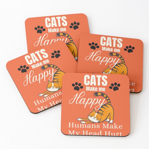 Item preview, CATS make me happy humans make my head hurt designed and sold by Innovational.