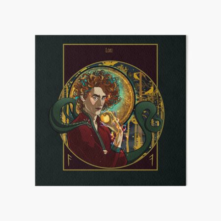 Item preview, Dances with Tricksters: Loki god of fire designed and sold by Renee von Morren.