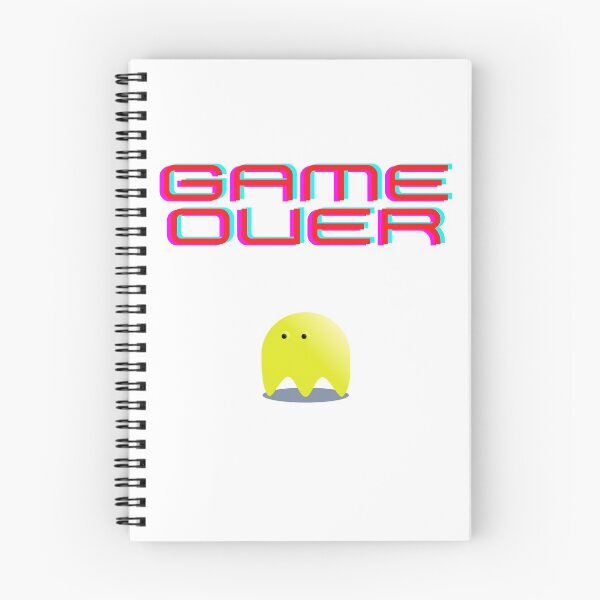 Artikelvorschau, Game Over - Gelber Geist (Weiß) entworfen und verkauft von ScubaSamurai.
