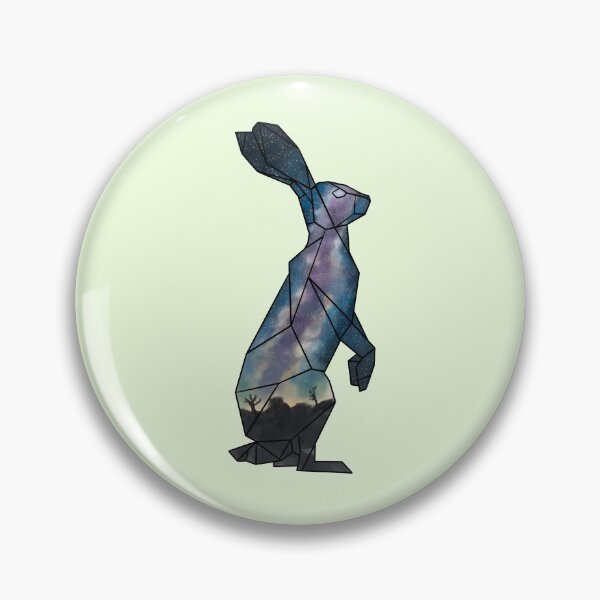 Item preview, Geometric Galaxy Rabbit Hare designed and sold by FlameClawArts.