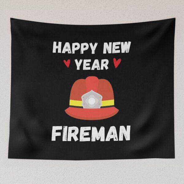 Item preview, Happy New Year Fireman  Shirt 2022 designed and sold by zoonix.