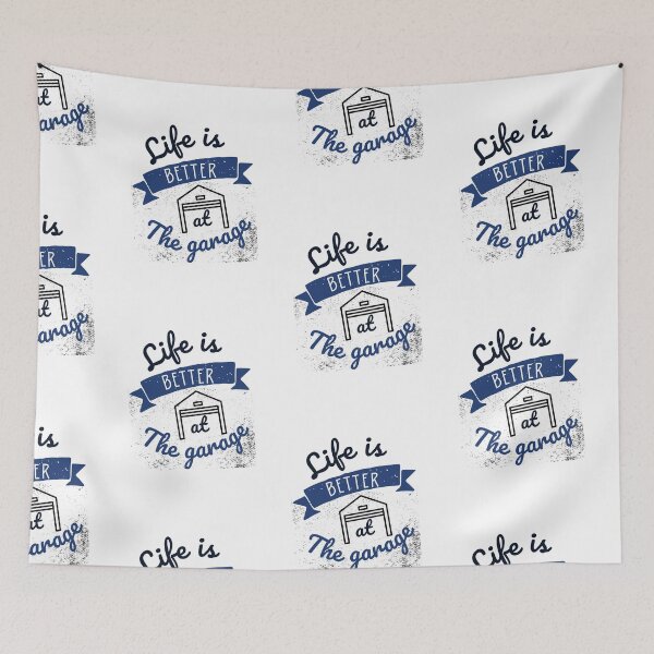 Item preview, Life Is Better at the garage designed and sold by YasmaShop.