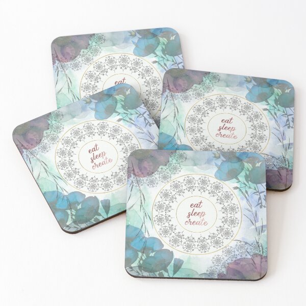 Item preview, Eat Sleep Create designed and sold by ThatMandalaShop.