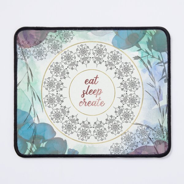 Item preview, Eat Sleep Create designed and sold by ThatMandalaShop.