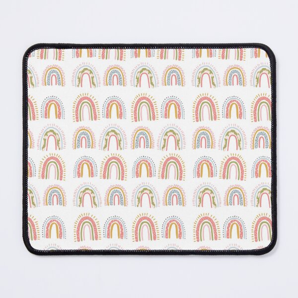 Item preview, cute boho rainbow pattern white designed and sold by ArtInPi.
