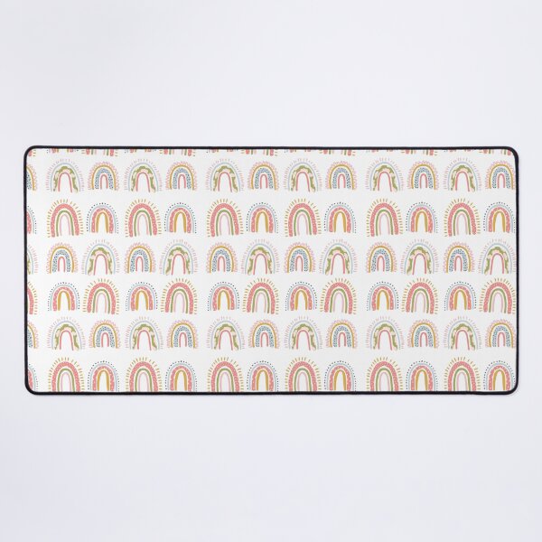 Item preview, cute boho rainbow pattern white designed and sold by ArtInPi.
