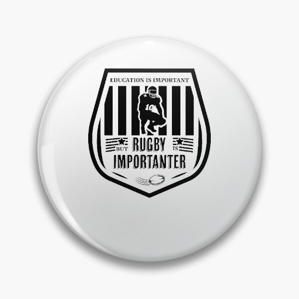 Item preview, Education Is Important But Rugby Is Importanter designed and sold by ArteSilenziosa.