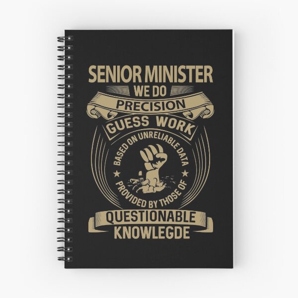Item preview, Senior Minister T Shirt - We Do Precision Job Gift Item Tee designed and sold by natalinedk.