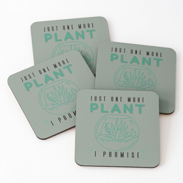 Item preview, JUST ONE MORE PLANT I PROMISE designed and sold by Hussain Shirts.
