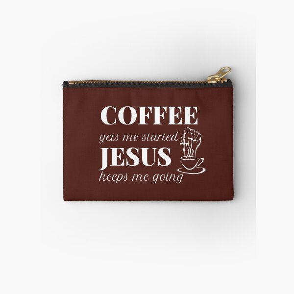 Item preview, COFFEE gets me started JESUS keeps me going designed and sold by successmom.