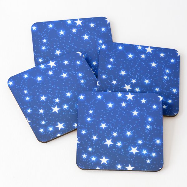 Item preview, White Stars & Blue Background designed and sold by MojaveTradePost.