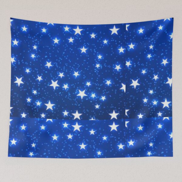Item preview, White Stars & Blue Background designed and sold by MojaveTradePost.