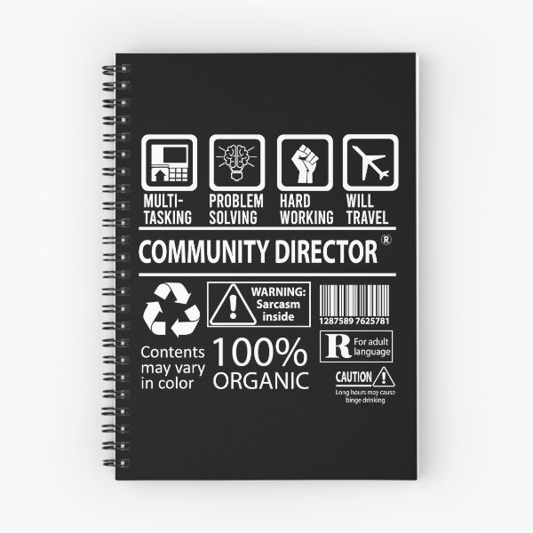 Item preview, Community Director T Shirt - MultiTasking Certified Job Gift Item Tee designed and sold by andahanson.