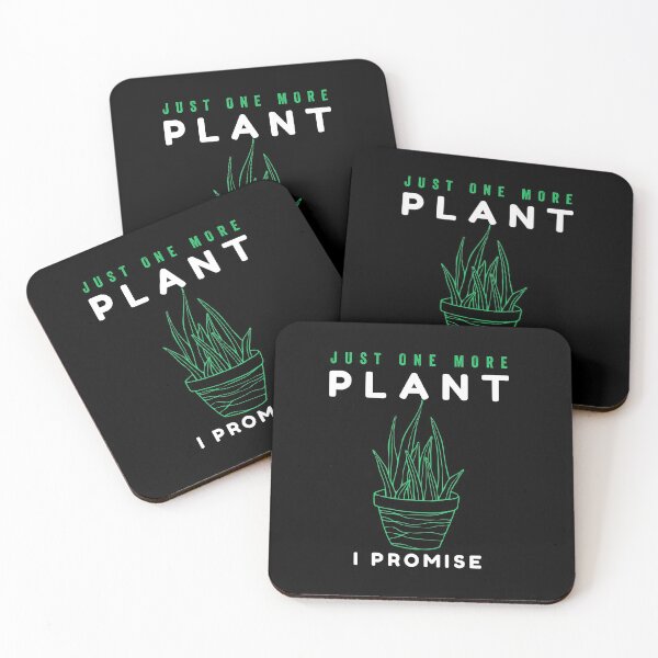 Item preview, JUST ONE MORE PLANT I PROMISE designed and sold by Hussain Shirts.