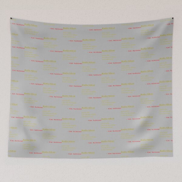 Item preview, Radio Silent Kimi Raikkonen Haiku   designed and sold by ARTeesCos.