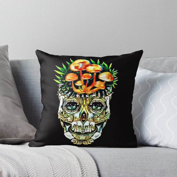 Aperçu de l'œuvre MAGIC MUSHROOM POT SKULL Cannatees créée et vendue par jmed70.