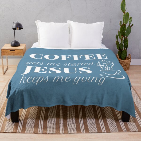 Item preview, COFFEE gets me started JESUS keeps me going designed and sold by successmom.