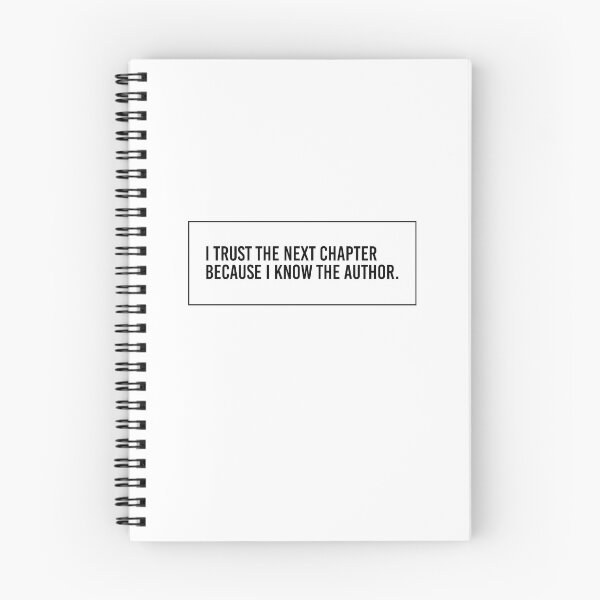 Item preview, Trust The Next Chapter Quote designed and sold by qdesigns-az.