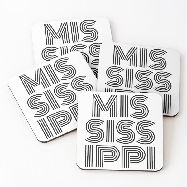 Item preview, Modern Line Art Mississippi designed and sold by BunnyPrinceDegn.
