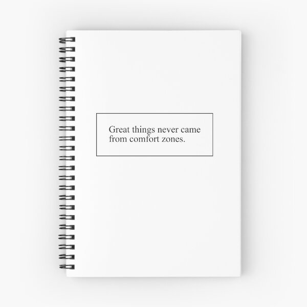 Item preview, Great Things Never Came From Comfort Zones designed and sold by qdesigns-az.