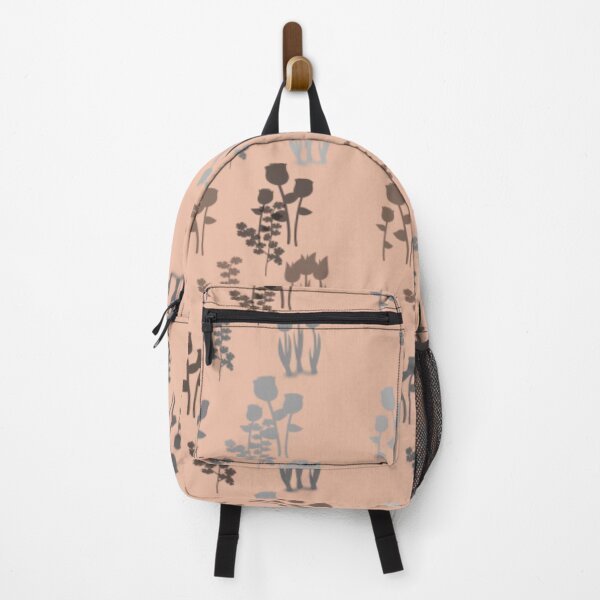 Item preview, Beige Flower Silhouettes designed and sold by Poetic Patterns Studio.