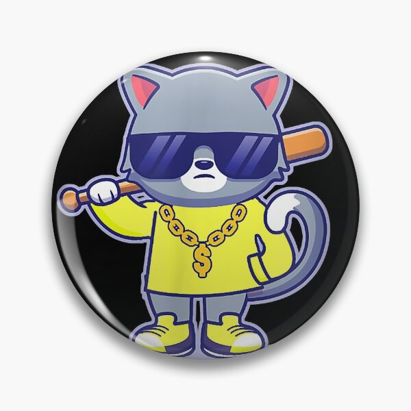 Item preview, Gangsta Kitty rap bad lil dude cats kitten  designed and sold by juliusharris.