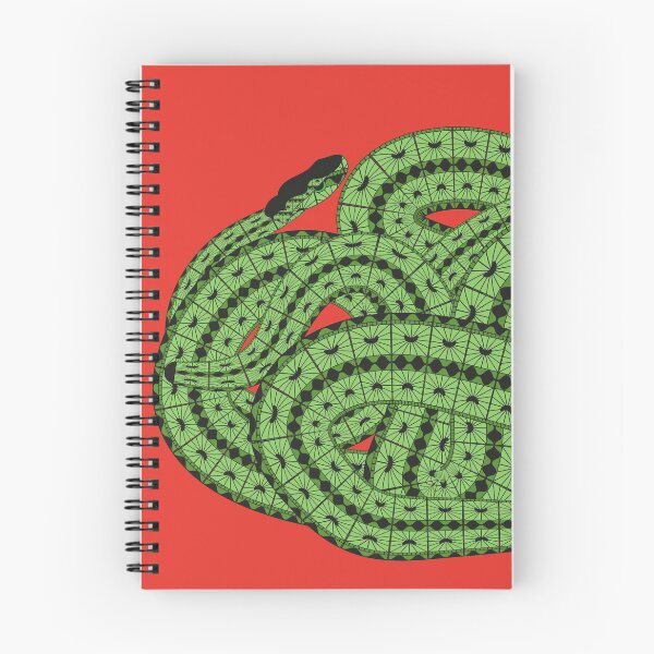 Item preview, Two Slithering Green Snakes Reptiles designed and sold by Anna Lemos.