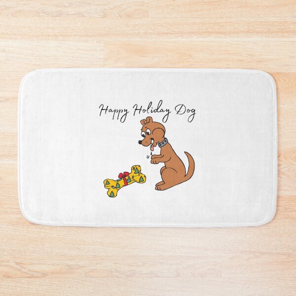 Item preview, Happy Holiday Dog walk in the snow designed and sold by marwan elsaeed.