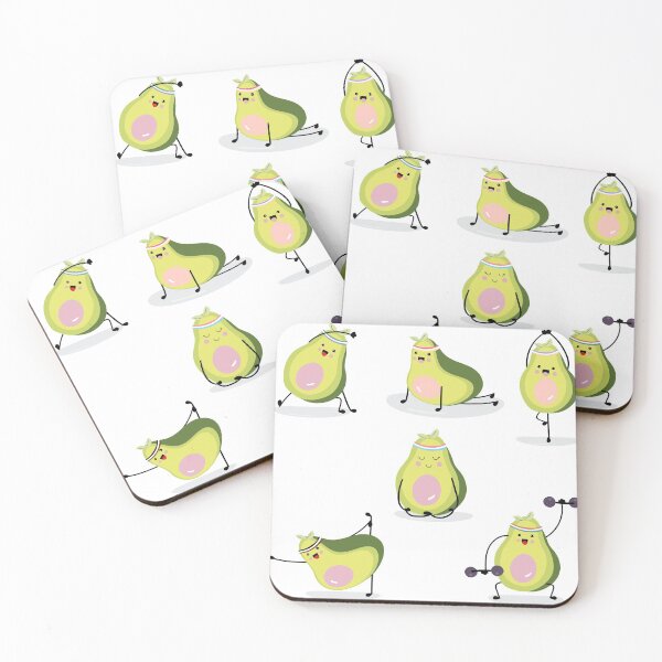 Item preview, Avocado Yoga Poses- Funny Avocado Yoga designed and sold by adoredigitals.