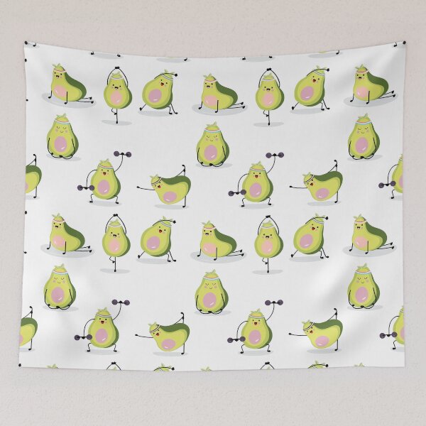 Item preview, Avocado Yoga Poses- Funny Avocado Yoga designed and sold by adoredigitals.