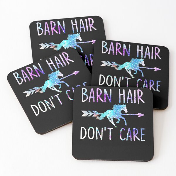 Item preview, Barn hair don't care love Horse Riding Equestrian Rider Girl designed and sold by GonzaloBugarin.