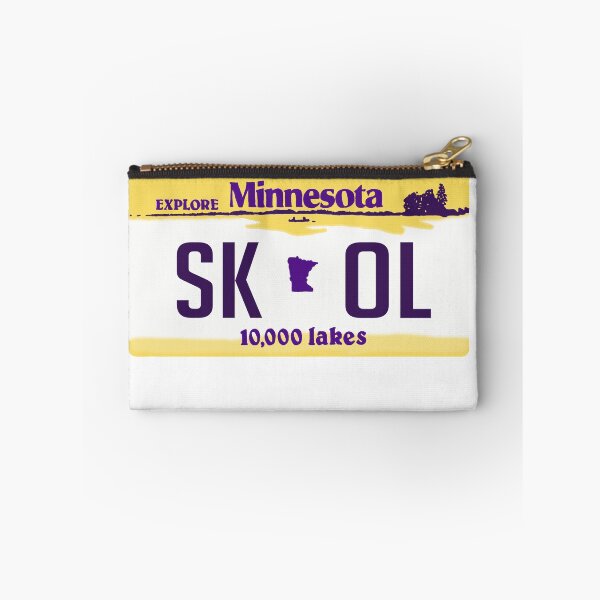 Item preview, Vikings 'Skol' Minnesota License Plate designed and sold by Becca Miller.