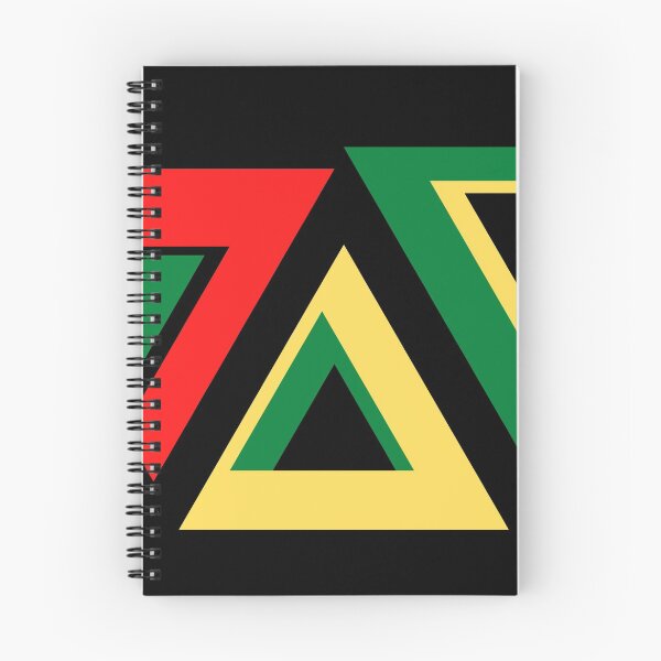 Item preview, KENTE INSPIRED TRIANGLES - BLACK designed and sold by HillTopView.