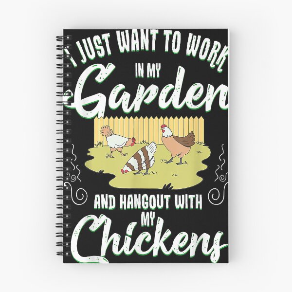 Item preview, Gardening Work In My Garden Hangout With My Chickens  designed and sold by cliffordbarajas.
