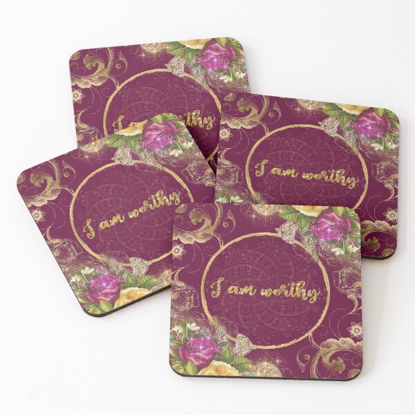 Item preview, I Am Worthy designed and sold by ThatMandalaShop.