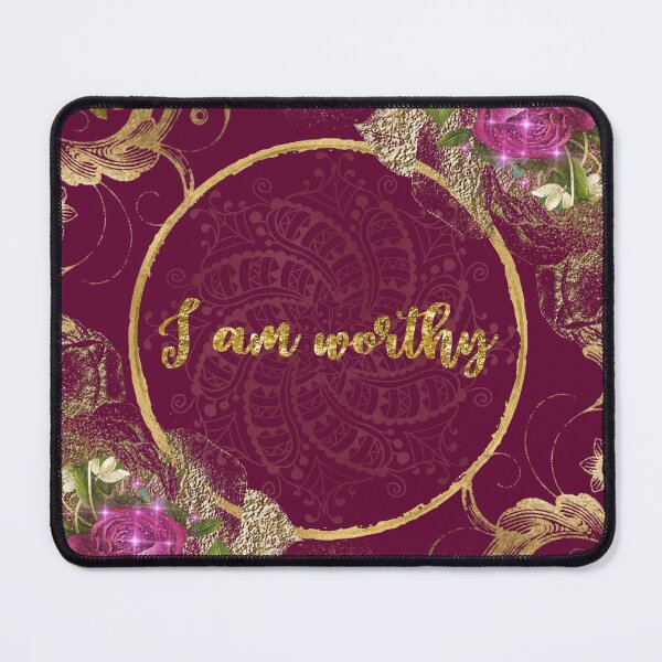 Item preview, I Am Worthy designed and sold by ThatMandalaShop.