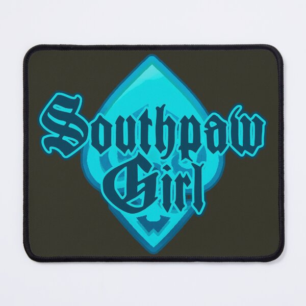 Item preview, Southpaw Girl - Gothic Ace Electric Blue designed and sold by Chubuter.