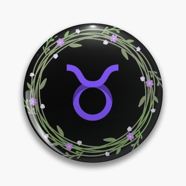 Item preview, Taurus Zodiac Sign with Wreath designed and sold by Hellofriendco.