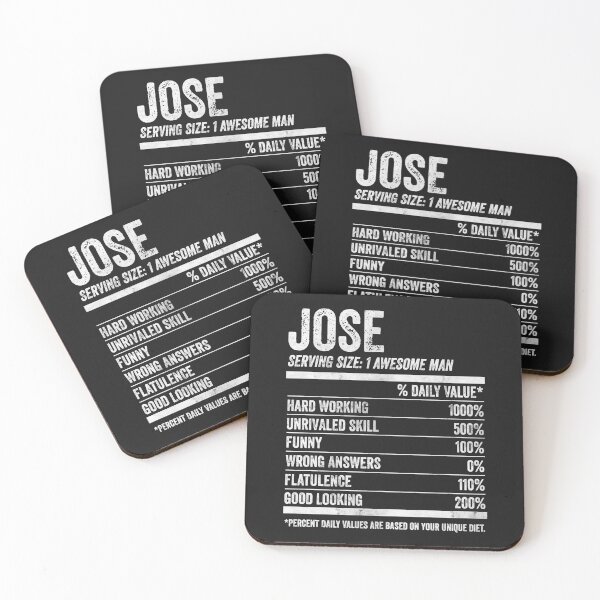 Item preview, Mens Jose Nutrition Personalized Name Shirt Funny Name Facts Premium T-Shirt designed and sold by King7778.