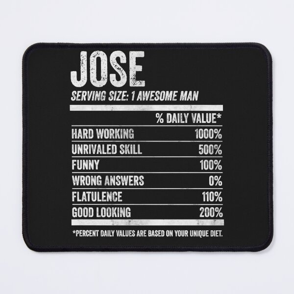 Item preview, Mens Jose Nutrition Personalized Name Shirt Funny Name Facts Premium T-Shirt designed and sold by King7778.