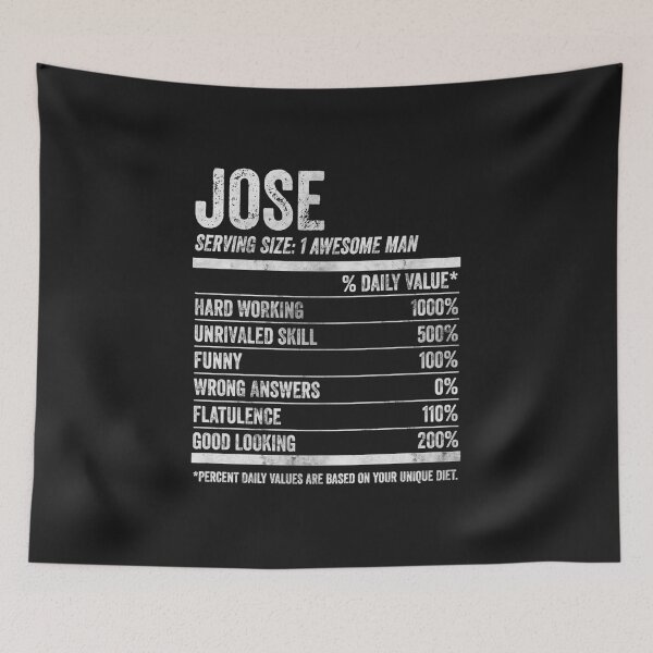 Item preview, Mens Jose Nutrition Personalized Name Shirt Funny Name Facts Premium T-Shirt designed and sold by King7778.