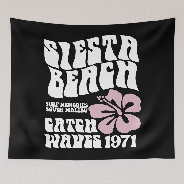 Item preview, Siesta Beach Surf Memories South Malibu Catch Waves 1971 designed and sold by shopAOKs.