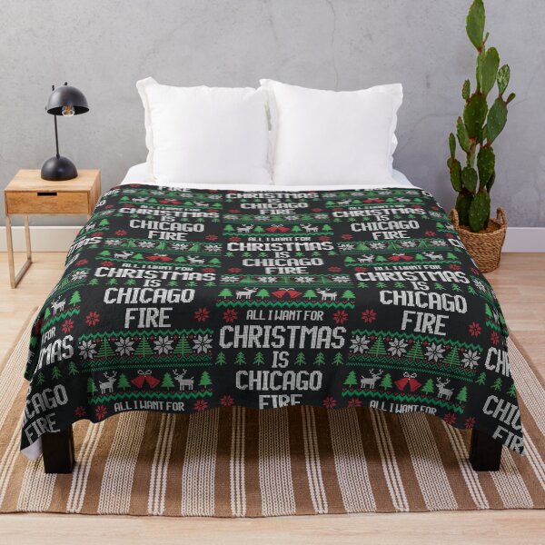 Item preview, All I Want For Christmas Is Chicago Fire designed and sold by JettBrockhouse.
